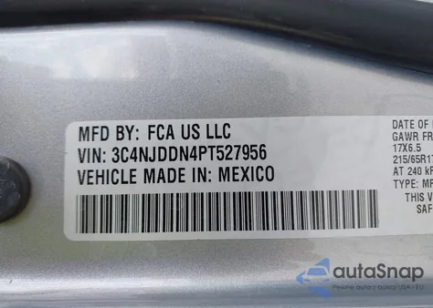 2023 Jeep Compass Trailhawk from USA, damaged, VIN 3C4NJDDN4PT527956